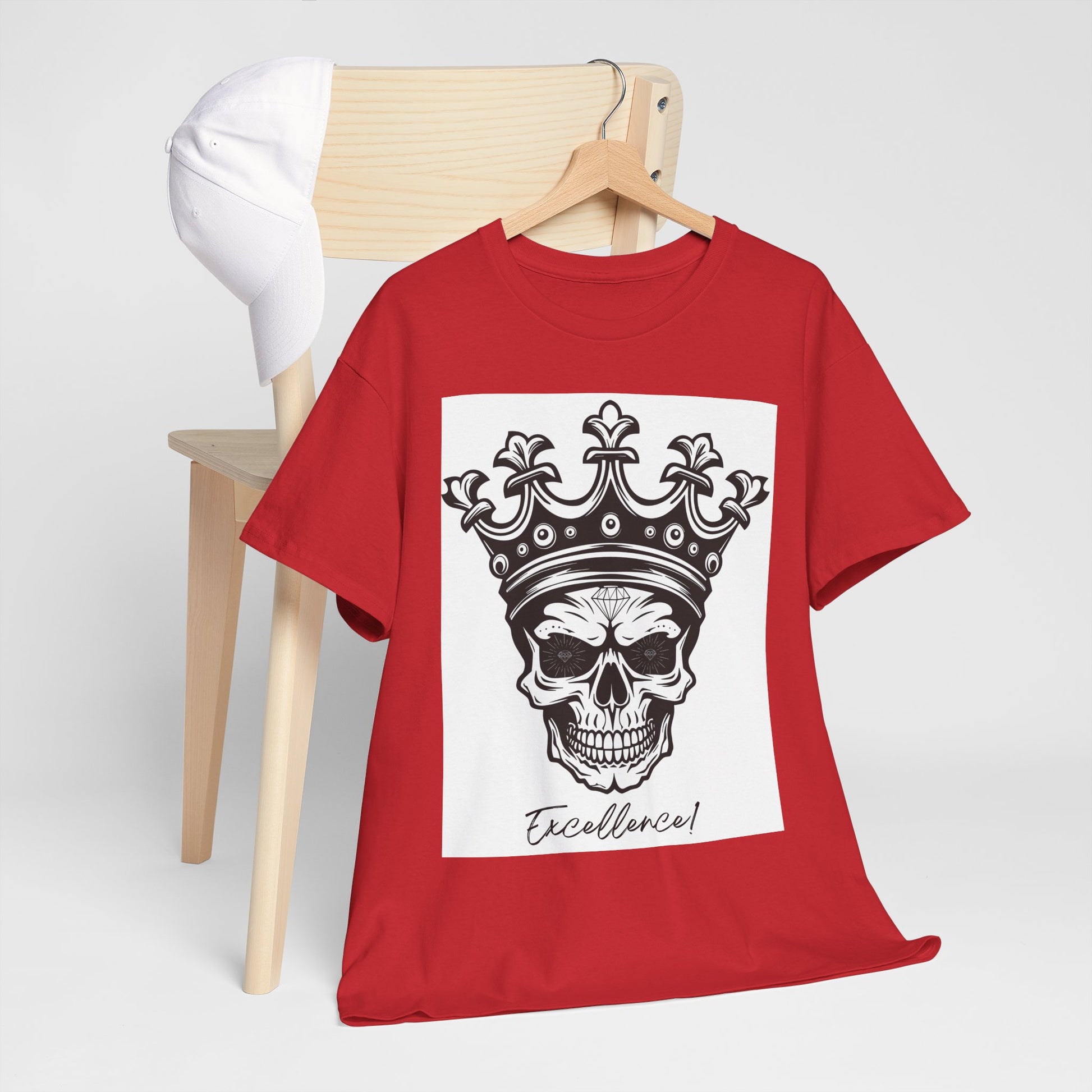 Skull Crown Excellence Cotton Tee Shirt