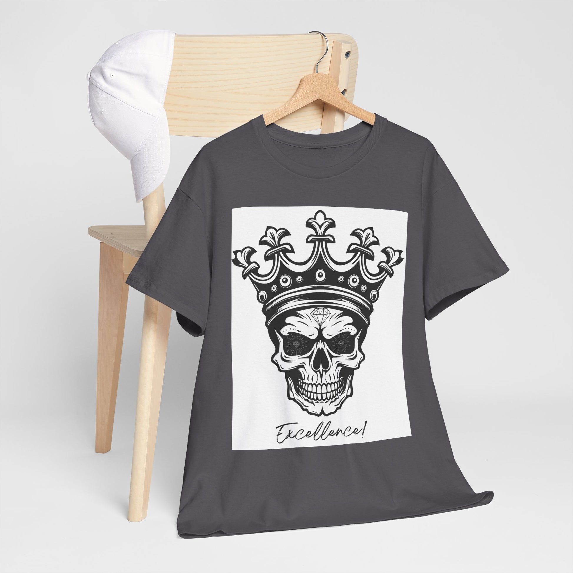 Skull Crown Excellence Cotton Tee Shirt