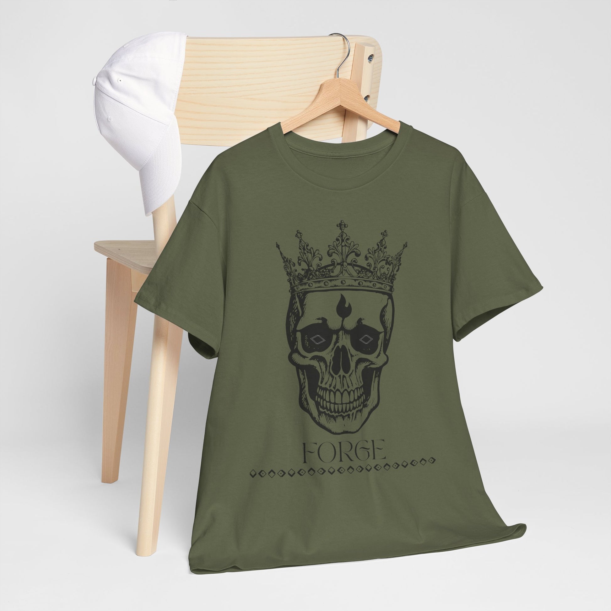 Skull "Forge" Cotton Shirt Transparent