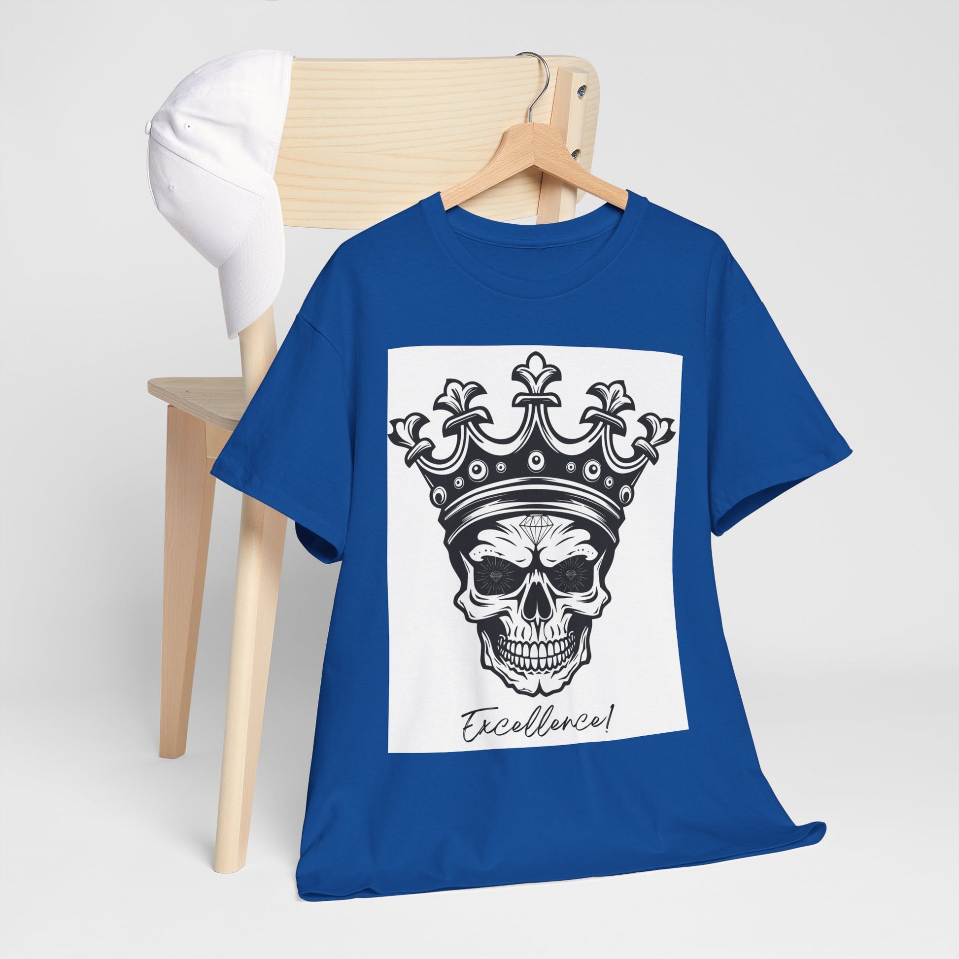 Skull Crown Excellence Cotton Tee Shirt