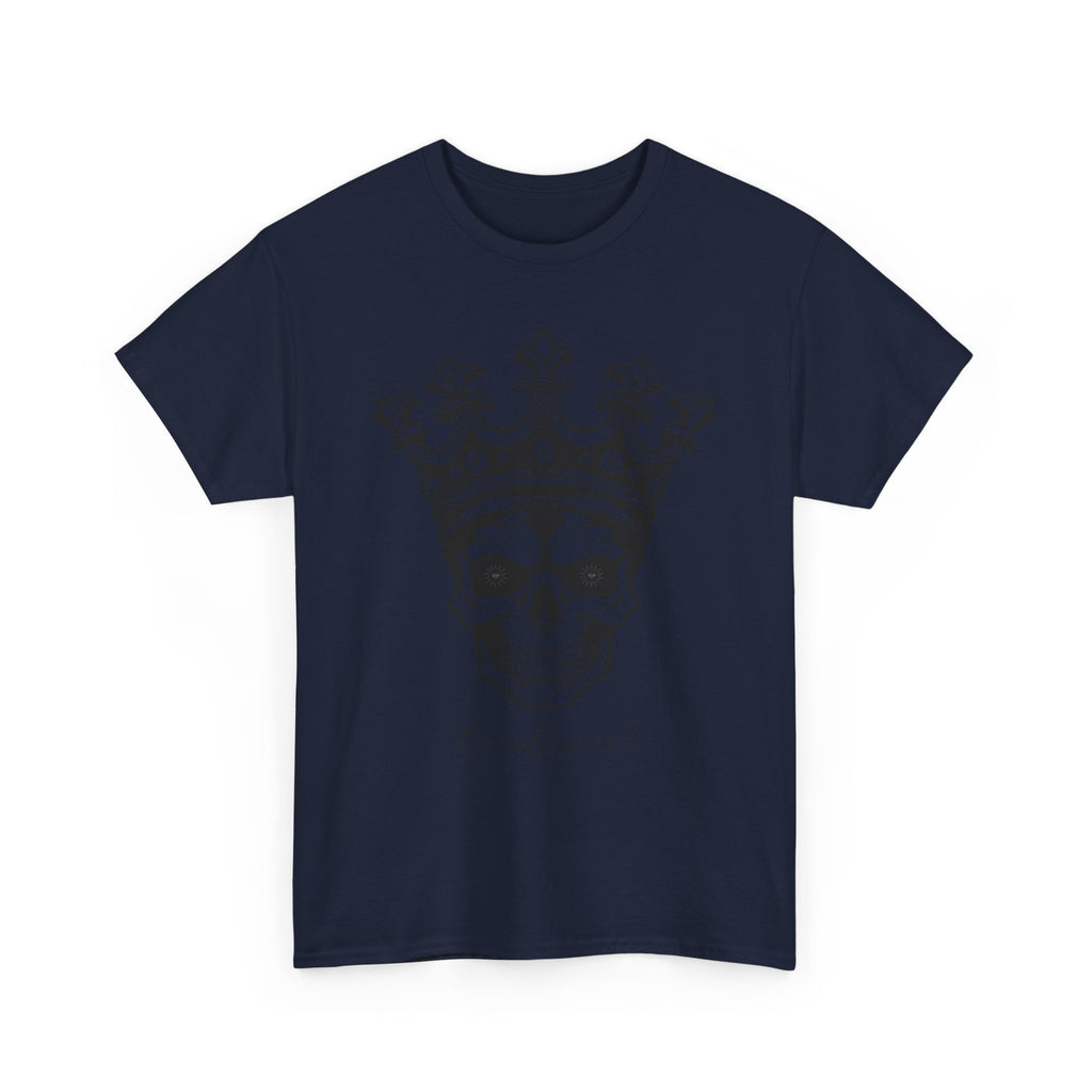 Skull "Excellence" Cotton Tee Shirt Transparent